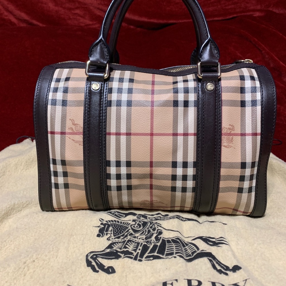 Burberry Haymarket Alchester Bowling Bag